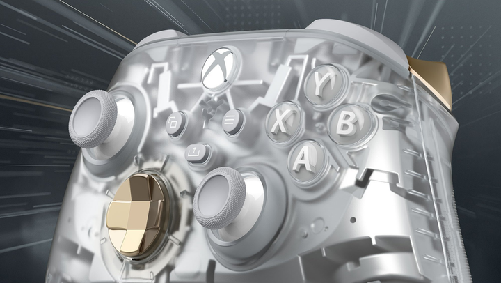 Bezprzewodowy pad do gier Microsoft Xbox Bezprzewodowy kontroler Ghost Cipher Special Edition (QAU-00158) (09TY0182203424) - Outlet - obraz 9