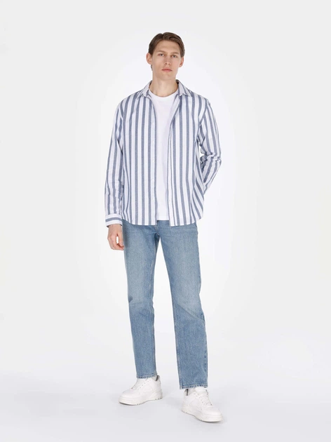 Рубашка хлопковая мужская Colin's CL1073562LBL S Light Blue (8684112596570) - Фото 3 Рубашка хлопковая мужская Colin's CL1073562LBL S Light Blue (8684112596570) - изображение 3