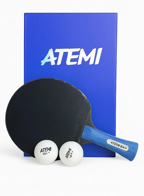 Ракетка для настольного тенниса Atemi WAVE для амбициозных игроков контроль скорость и вращение - изображение 2