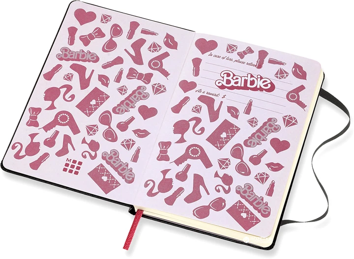 Записная книга Moleskine Barbie 9 х 14 см 192 страницы без линовки (8058341716762) - Фото 3 Записная книга Moleskine Barbie 9 х 14 см 192 страницы без линовки (8058341716762) - изображение 3