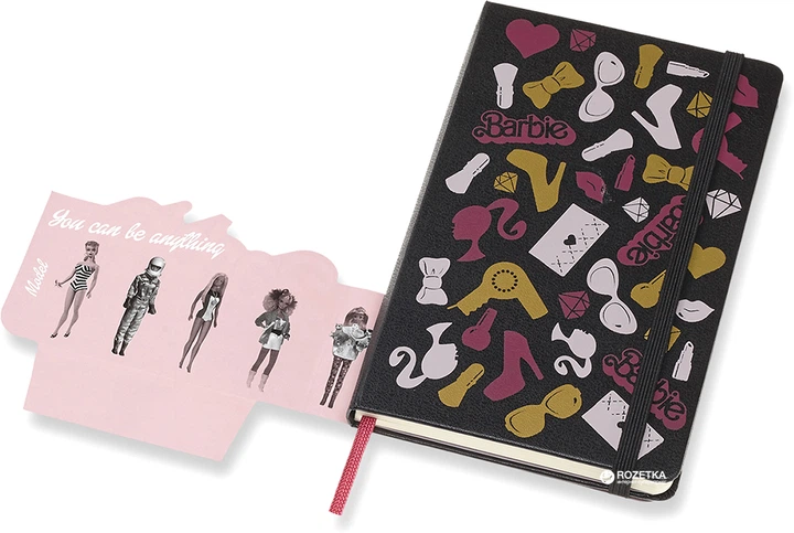 Записная книга Moleskine Barbie 9 х 14 см 192 страницы без линовки (8058341716762) - Фото 5 Записная книга Moleskine Barbie 9 х 14 см 192 страницы без линовки (8058341716762) - изображение 5