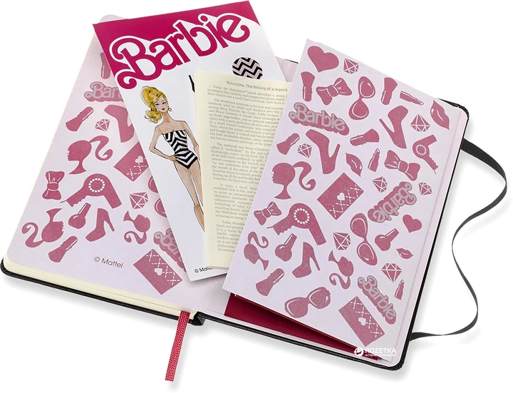 Записная книга Moleskine Barbie 9 х 14 см 192 страницы без линовки (8058341716762) - Фото 6 Записная книга Moleskine Barbie 9 х 14 см 192 страницы без линовки (8058341716762) - изображение 6