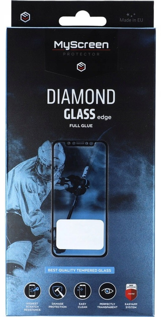 Szklo hartowane MyScreen Diamond Glass Edge do Xiaomi Redmi 13C (MD8039TG DEFG BLACK) - obraz 1