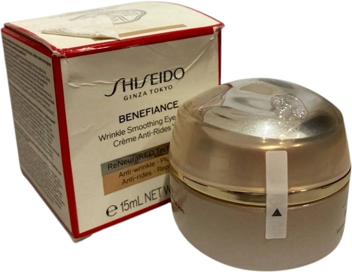 Krem pod oczy Shiseido Benefiance Wrinkle Smoothing 15 ml (768614208570) (955555911070868) - Outlet - obraz 2