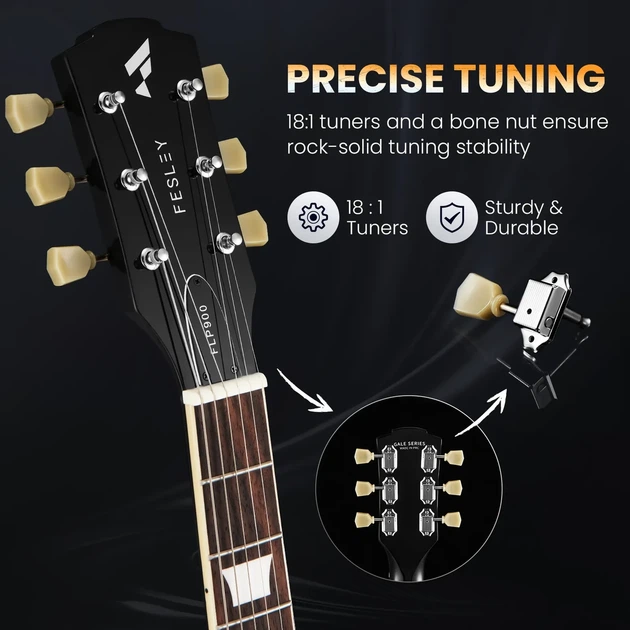 Электрогитара Fesley FLP900 BK (комплект) - изображение 6