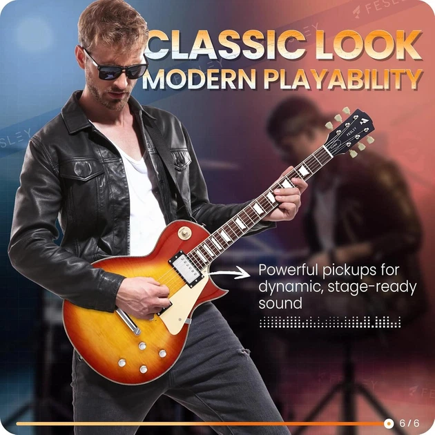 Электрогитара Fesley FLP900 SB (комплект) - изображение 8