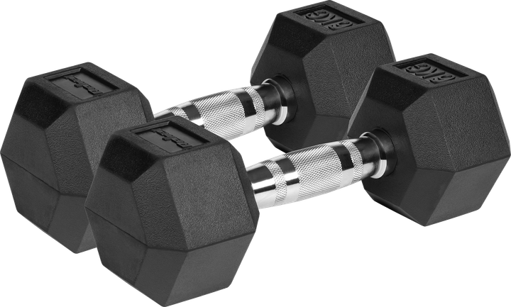 Гантелі чавунні Rebel Active гумовані HEX 2x6 кг RBA-2325-06 (5901890111843) - зображення 3
