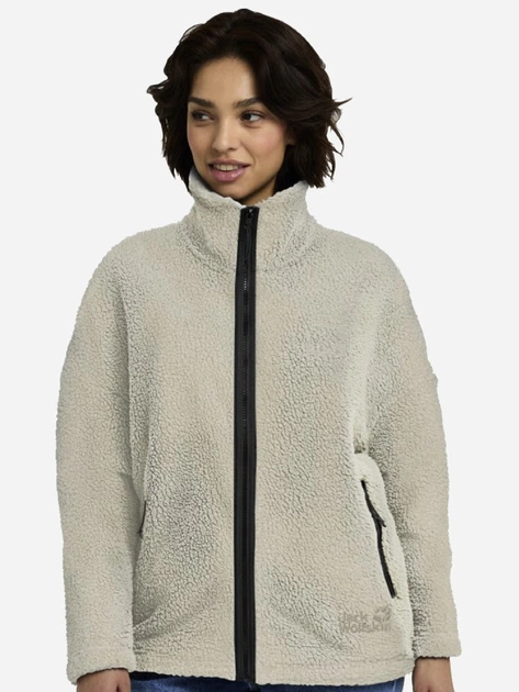 Толстовка на молнии флисовая без капюшона женская Jack Wolfskin Stone Lite Jkt W A65072-A0056 S Бежевая (4064886546461) - Фото 1 Толстовка на молнии флисовая без капюшона женская Jack Wolfskin Stone Lite Jkt W A65072-A0056 S Бежевая (4064886546461) - изображение 1
