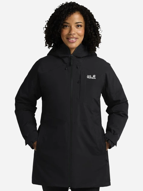 Пуховик зимний женский Jack Wolfskin Icecape 2L Down Ins Jkt W Rds A65298-6000 XL Черный (4064886547475) - Фото 8 Пуховик зимний женский Jack Wolfskin Icecape 2L Down Ins Jkt W Rds A65298-6000 XL Черный (4064886547475) - изображение 8