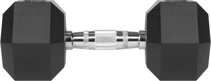 Гантелі чавунні Rebel Active гумовані HEX 2x12.5 кг RBA-2325-12.5 (5901890111904) - зображення 4