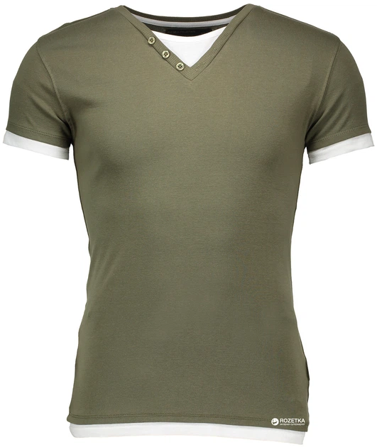 Футболка Piazza Italia 95143 XL Army (2095143004068) в интернет