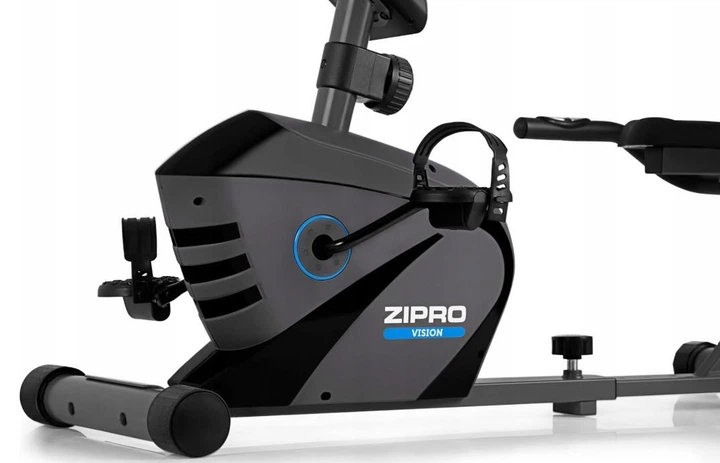 Горизонтальный велотренажер со спинкой Zipro Vision до 120 кг с системой магнитного сопротивления - Фото 9 Горизонтальный велотренажер со спинкой Zipro Vision до 120 кг с системой магнитного сопротивления - изображение 9