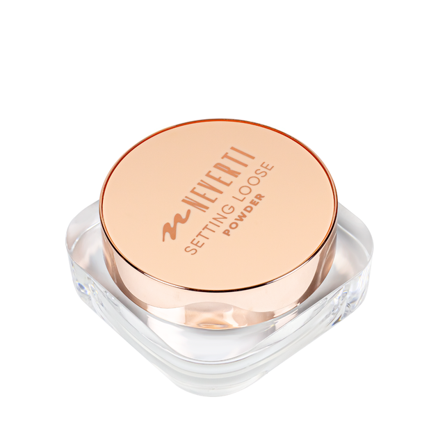 Пудра для лица рассыпчатая Neverti Setting Loose Powder Luminous Finish 001 Transparent/Прозрачная (NP200) - изображение 4