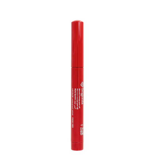 Помада-карандаш для губ водостойкая Bogenia Velvet Waterproof Matte, 012 Frisky Red - изображение 6