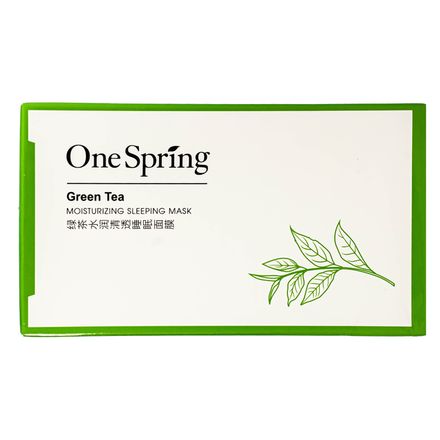 Нічна маска для обличчя OneSpring Green Tea Moisturizing із екстрактом чайного дерева - Фото 3 Нічна маска для обличчя OneSpring Green Tea Moisturizing із екстрактом чайного дерева - зображення 3