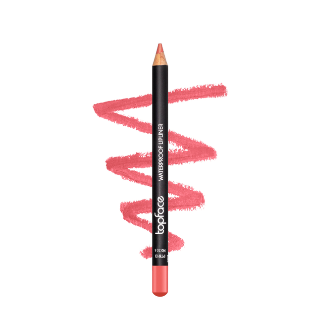 Олівець для губ Topface Waterproof Lipliner водостійкий PT613 № 104 Кораловий - зображення 2