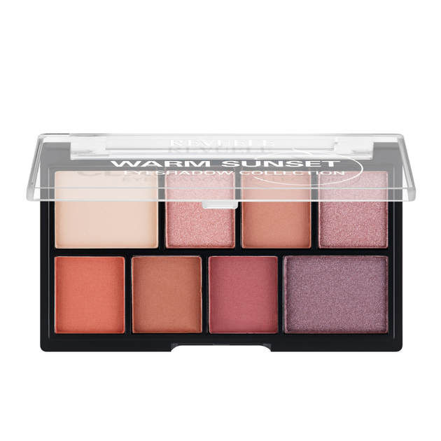 Палітра тіней для очей Revuele Eyeshadow Collection "Теплий захід сонця", 15 г - зображення 2