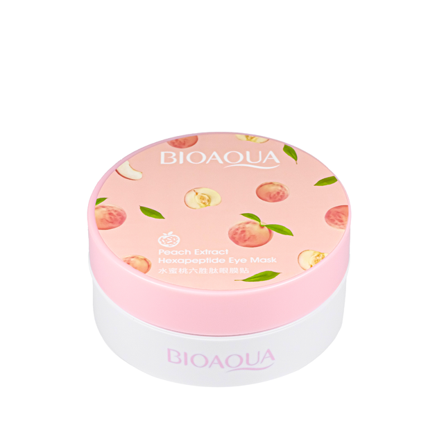 Гидрогелевые патчи с персиком Bioaqua Peach Extactern Hexapeptide Eye Mask, 60 шт BQY94865 - изображение 3