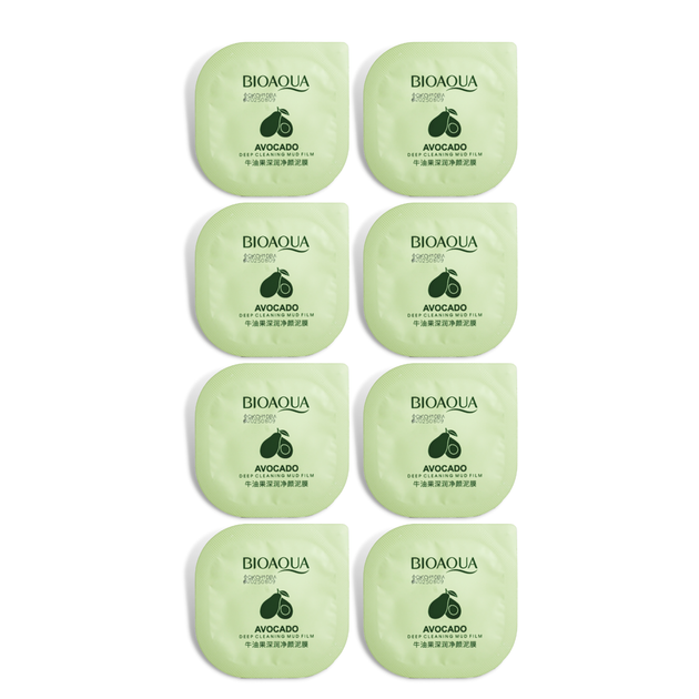 Маска для обличчя грязьова очисна Bioaqua Avocado, 7,5 мл - зображення 3
