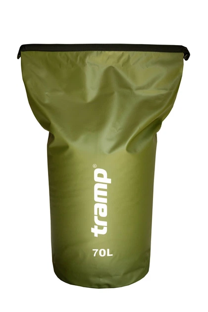 Гермомішок TRAMP PVC olive 70л UTRA-069 (164213) UTRA-069-olive - Фото 2 Гермомішок TRAMP PVC olive 70л UTRA-069 (164213) UTRA-069-olive - зображення 2