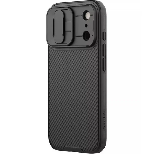 Карбоновая накладка Nillkin CamShield Pro для Apple iPhone 17 Pro Max (6.9") Black - изображение 3