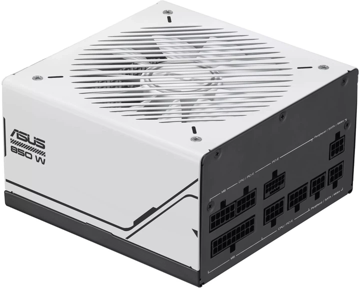 Блок питания ASUS Prime 850W Gold White-Black (90YE00U0-B0NA00) - изображение 5
