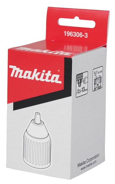 Самозатискний тримач Makita 13 мм 1/2" - 20UNF (196306-3) - зображення 2