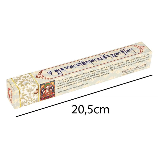 Благовония Тибетские MS-4 Молитва Ченрези Chenrezig Prayer 20,5х2,8х2,8 см (27923) - Фото 2 Благовония Тибетские MS-4 Молитва Ченрези Chenrezig Prayer 20,5х2,8х2,8 см (27923) - изображение 2