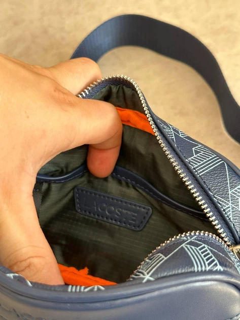 Сумка унисекс Reporter Bag через плечо Синяя - изображение 11