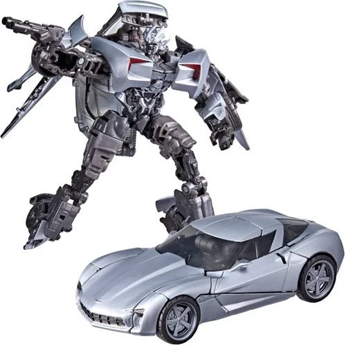 Робот-трансформер Автобот Сайдсвайп Transformers LS-08 CORVETTE Sideswipe 18 см Серый v-13170 - изображение 2