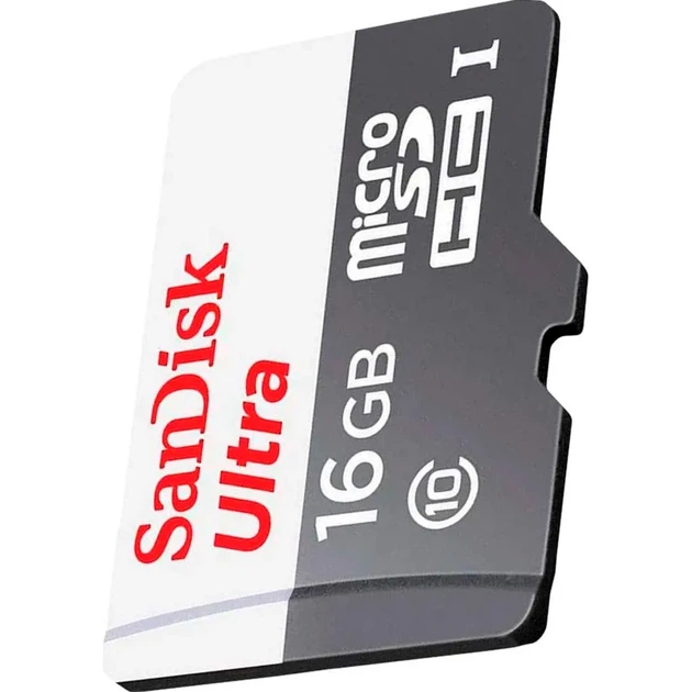 Карта пам'яті SanDisk microSDHC 16 GB UHS-I Ultra A1 R-100MB/s (SDSQUNR-016G-GN3MN) [114283] - зображення 3
