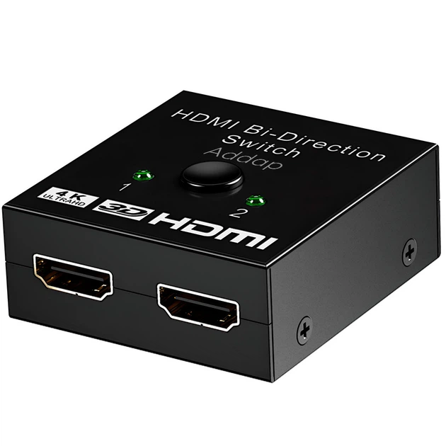HDMI разветвитель двунаправленный Bi-Direction Switch на 2 порта Addap HVS-03 | переключатель +коммутатор 2 в1 - изображение 2