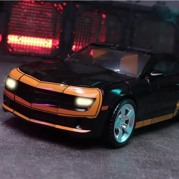 Трансформер Бамблби Шмель Bumblebee 30 см Transformers BB-02 Черный v-11997 - изображение 4