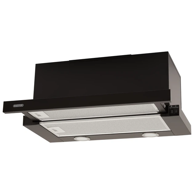 Вытяжка телескопическая Eleyus LOTUS 1200 60 Black - изображение 3