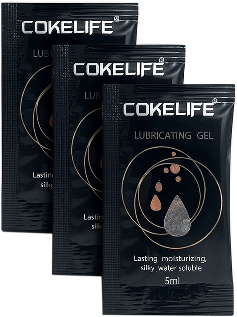 Набор лубрикантов CokeLife Lubricating Gel Black 5 мл х 3 шт  (ROZ6501053657) – купить онлайн на ROZETKA