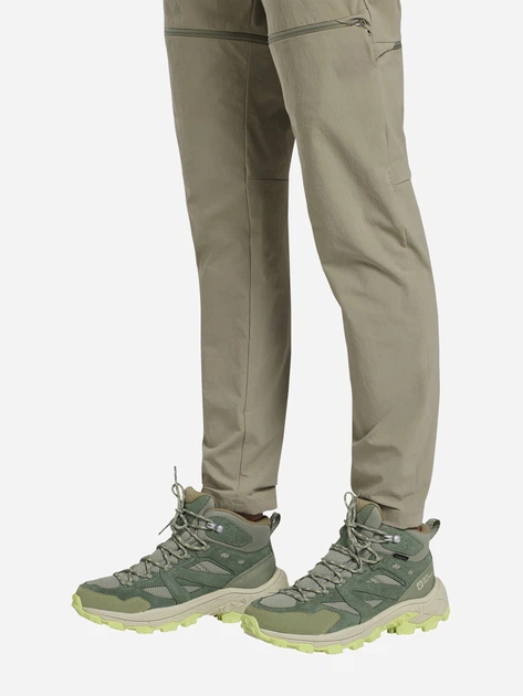 Женские демисезонные ботинки низкие для треккинга с мембраной Jack Wolfskin Vojo Tour Texapore Mid W A62071-4029 39.5 (6UK) 25.1 см Зеленые (4064886427906) - изображение 2