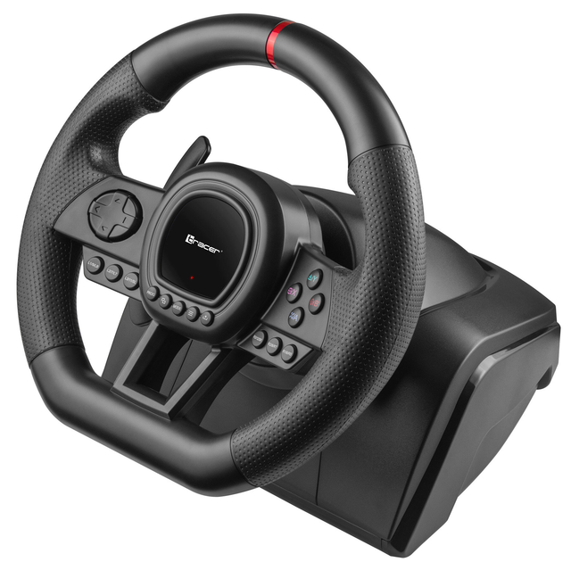 Kierownica przewodowa Tracer SimRacer Manual Gearbox 6in1 Black (TRAJOY47345) - obraz 3