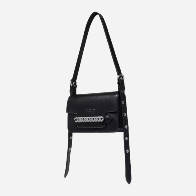 Torebka crossbody damska ze skóry naturalnej mała The Bridge 04140401 20 Czarna (800070320549) - obraz 2