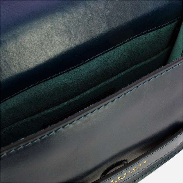 Torebka crossbody damska ze skóry naturalnej mała The Bridge Lucrezia 04192001 YH Granatowa (800070346562) - obraz 4