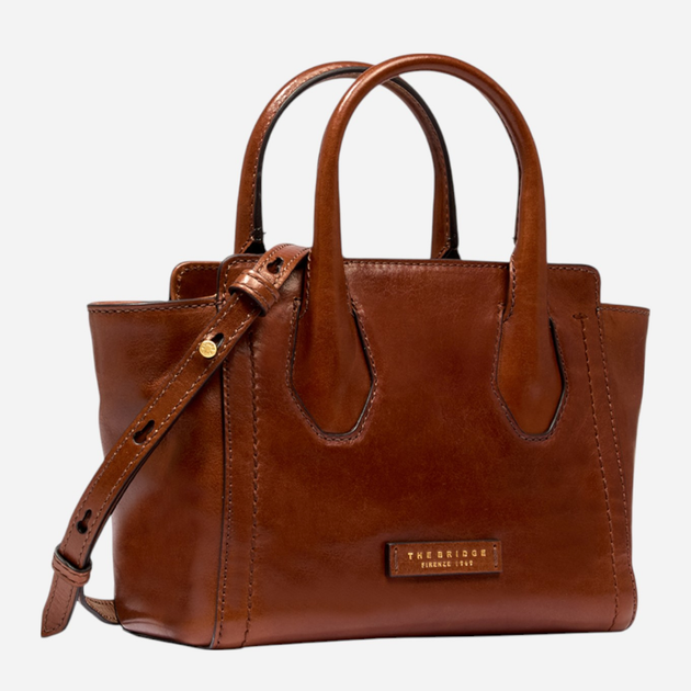 Torebka crossbody damska ze skóry naturalnej The Bridge Fiona 04203401 14 Brązowa (800070347008) - obraz 2
