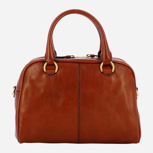 Torebka crossbody damska ze skóry naturalnej The Bridge Flora 04245401 14 Brązowa (800070327583) - obraz 2