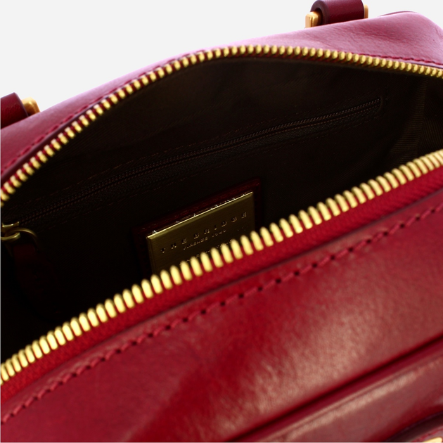 Torebka crossbody damska ze skóry naturalnej mała The Bridge Stodo 04540501 2E Czerwona (800070346579) - obraz 5