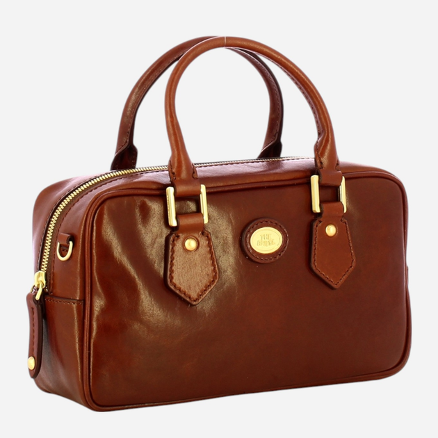 Torebka crossbody damska ze skóry naturalnej The Bridge Stodo 04541501 14 Brązowa (800070346581) - obraz 3