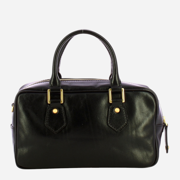 Torebka crossbody damska ze skóry naturalnej The Bridge Stodo 04541501 30 Czarna (800070346583) - obraz 3