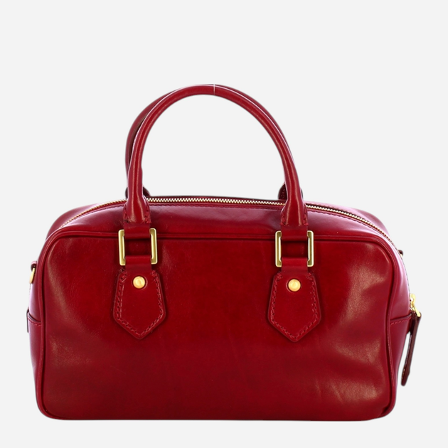 Torebka crossbody damska ze skóry naturalnej The Bridge Stodo 04541501 2E Czerwona (800070346582) - obraz 2