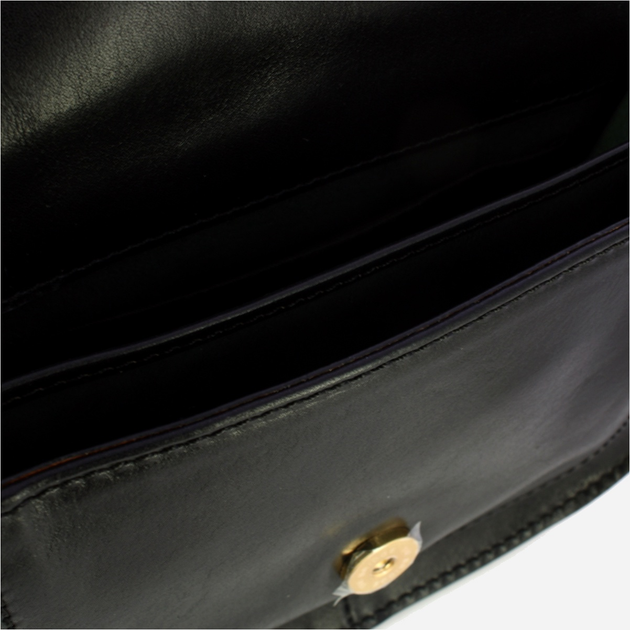 Torebka crossbody damska ze skóry naturalnej mała The Bridge Stodo 04543501 30 Czarna (800070346586) - obraz 4