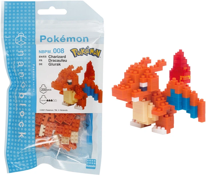 Конструктор Nanoblock Pokemon Чарізард 200 деталей NBPM-008 (4972825146248) - зображення 5