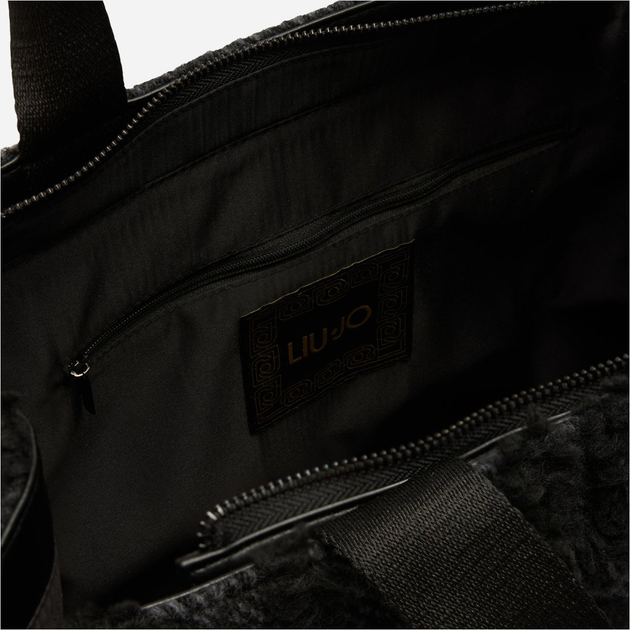 Torebka shopper materiałowa Liu Jo 2F5027T0300 22222 Czarna (800070345511) - obraz 7
