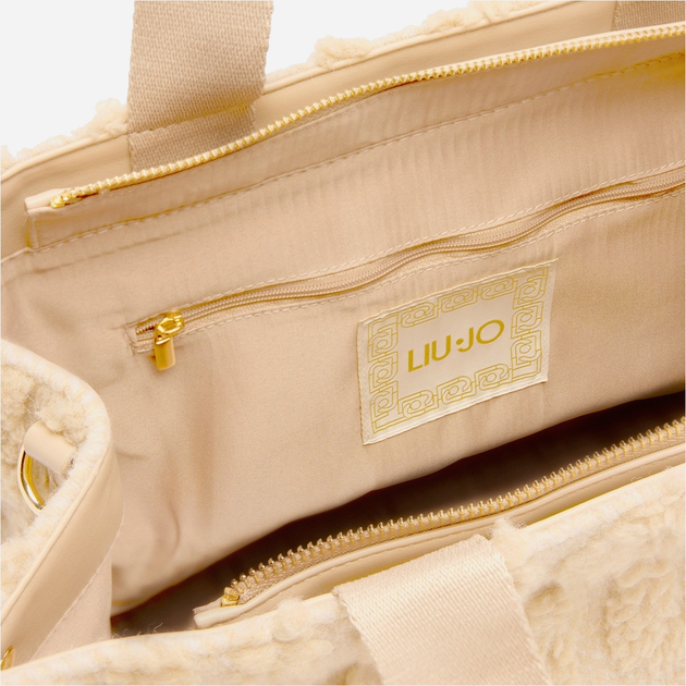 Torebka shopper materiałowa Liu Jo 2F5027T0300 30003 Biała (800070345512) - obraz 7
