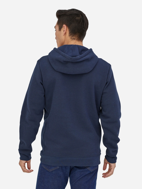 Худі утеплене чоловіче Patagonia P-6 Logo Uprisal Hoody 39622 NENA L Синє (800070209546) - зображення 2